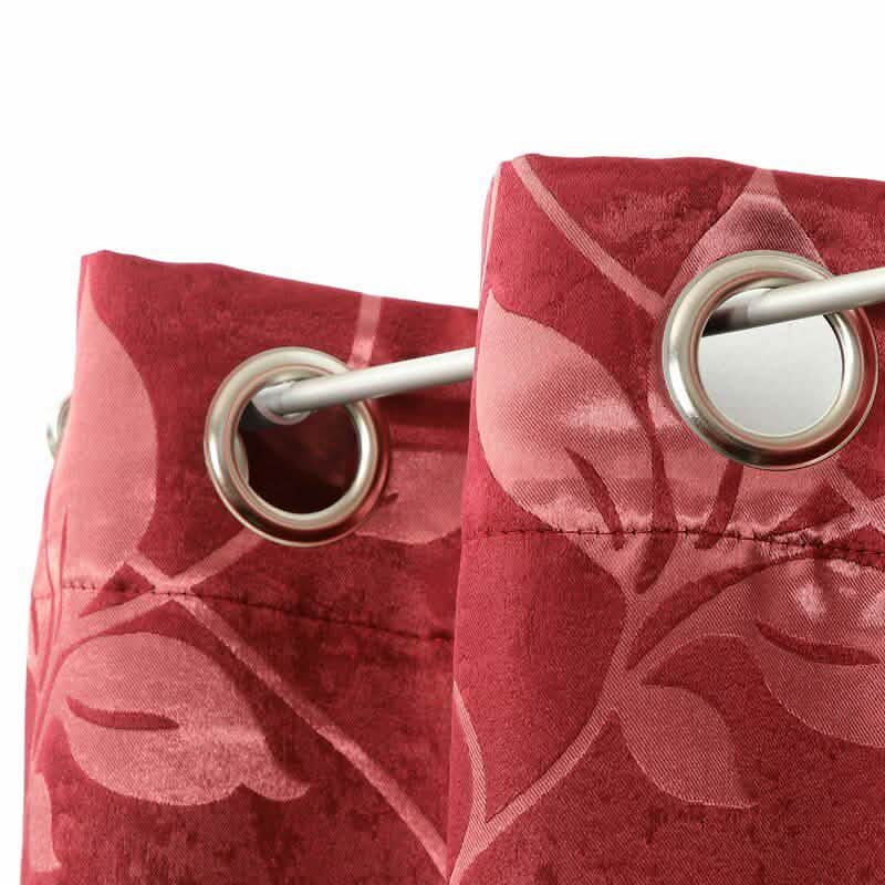 Set of 2: Floral Blackout Grommet Window Curtain Pair Panel DailySale