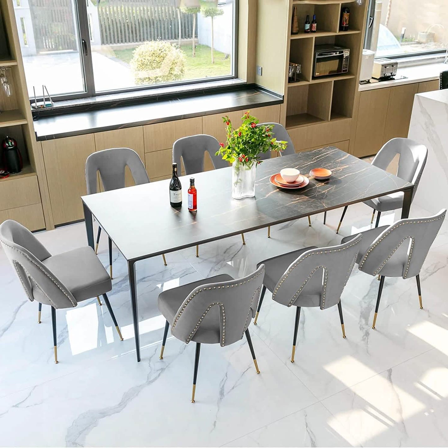 Set of 2: Modern Dining Chairs DailySale