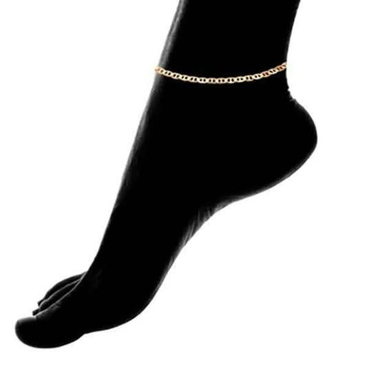 Sevil 18K Gold Filled Flat Marino Anklet DailySale