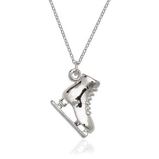 Silver Filled High Polish Finsh Skatecharm and Chain DailySale