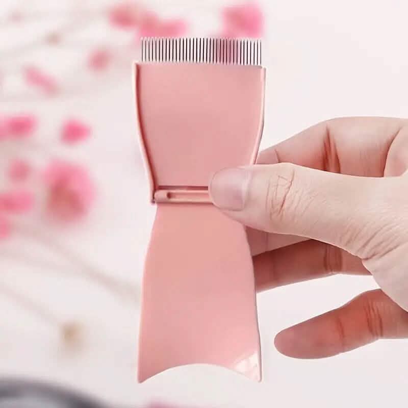 Single Foldable Steel Needle Eyelash Comb DailySale
