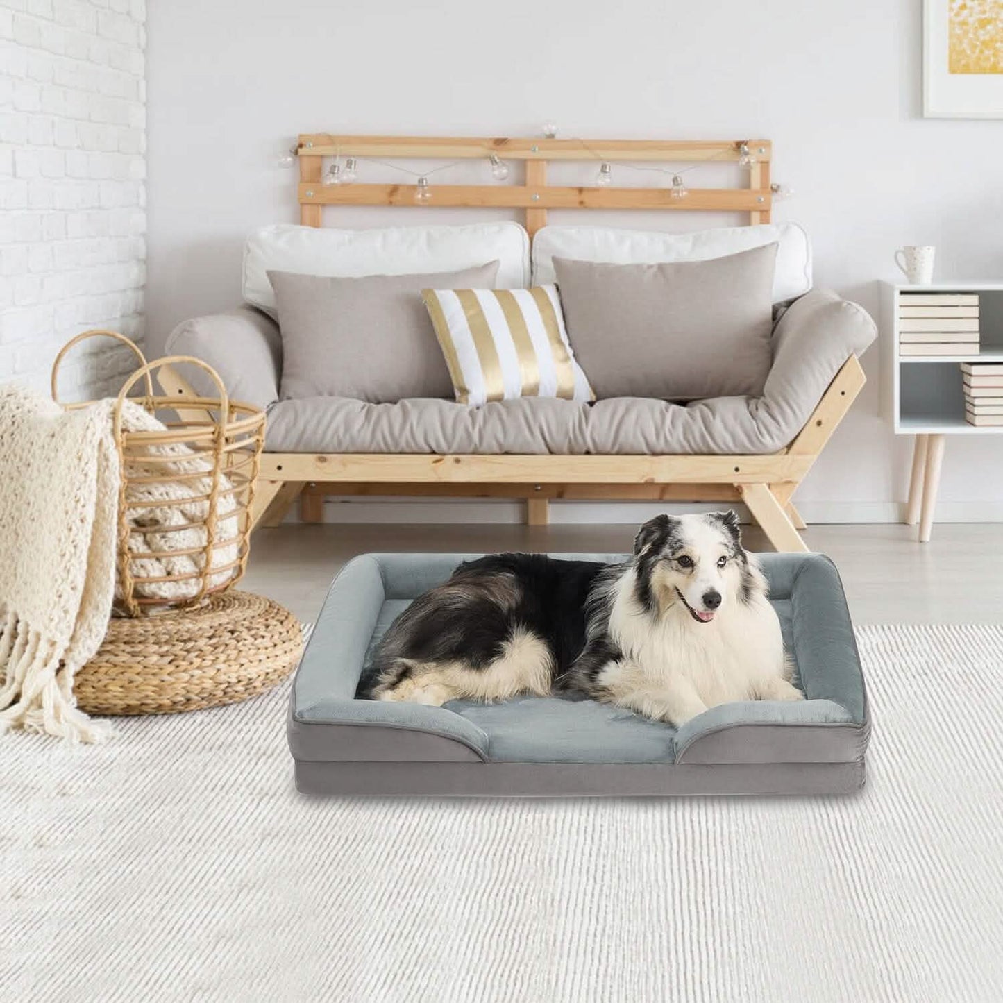 Soft Warm Plush Puppy Cozy Nest Sofa Non-Slip Bed Cushion Mat DailySale