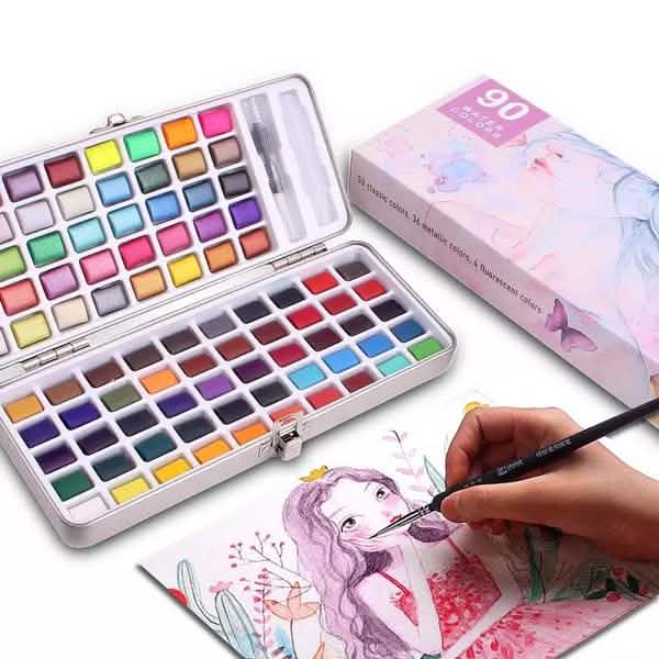 Solid Watercolor Pigment Set DailySale
