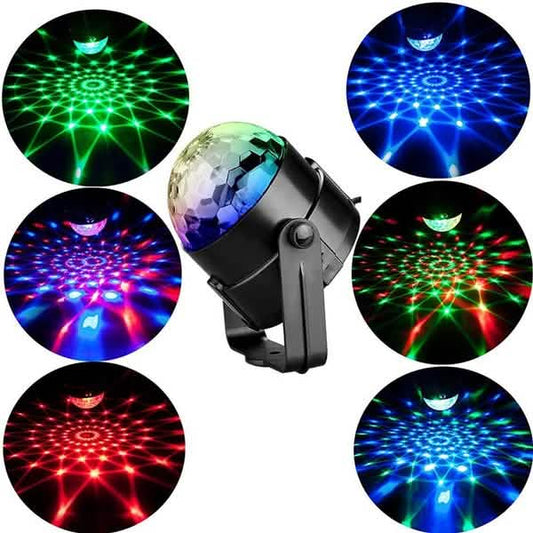 Sound Activated Rotating Disco Ball Party Lights Strobe Light DailySale