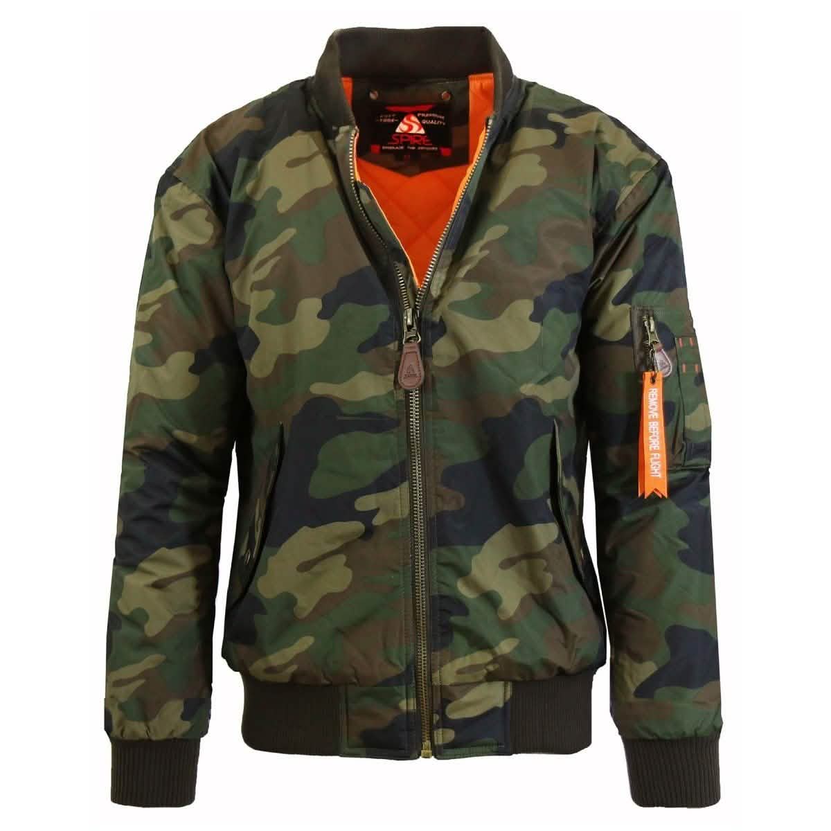 Spire by Galaxy Men's Heavyweight MA-1 Bomber Jacket DailySale