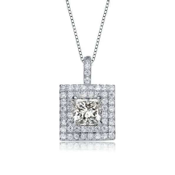 Square Pendant Necklace DailySale