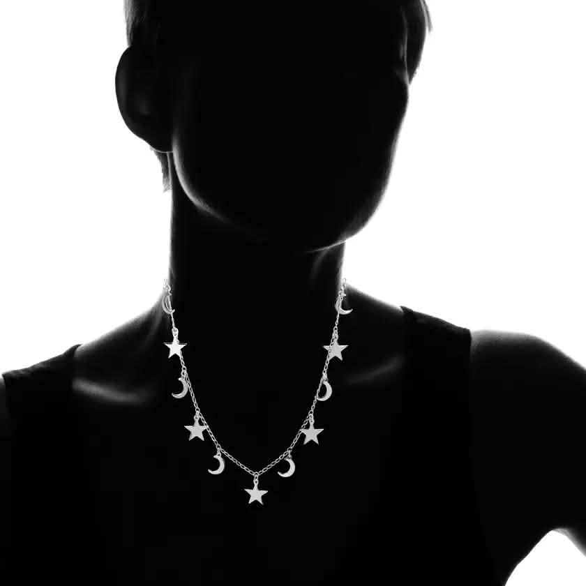 Sterling Silver Multi Charm Necklace DailySale