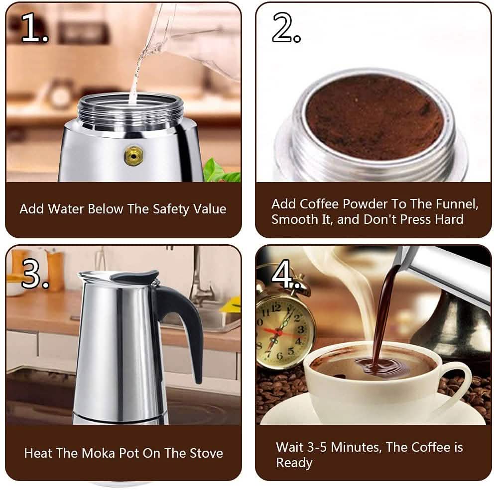 Stovetop Espresso & Moka Pot Italian Coffee Maker DailySale