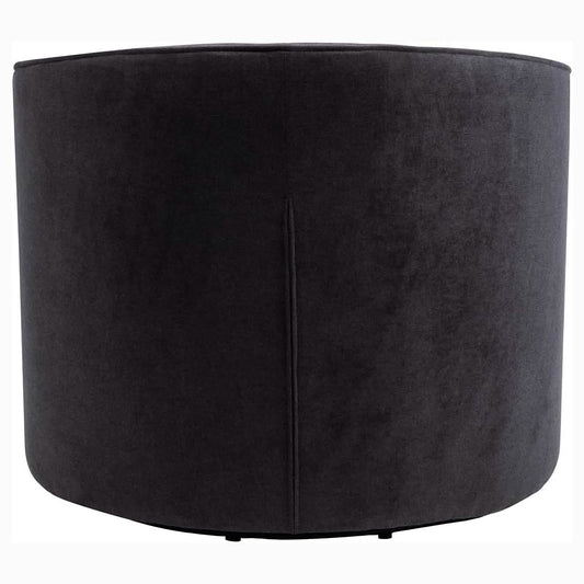Swivel Accent Linen Fabric Bucket Reading Chair DailySale