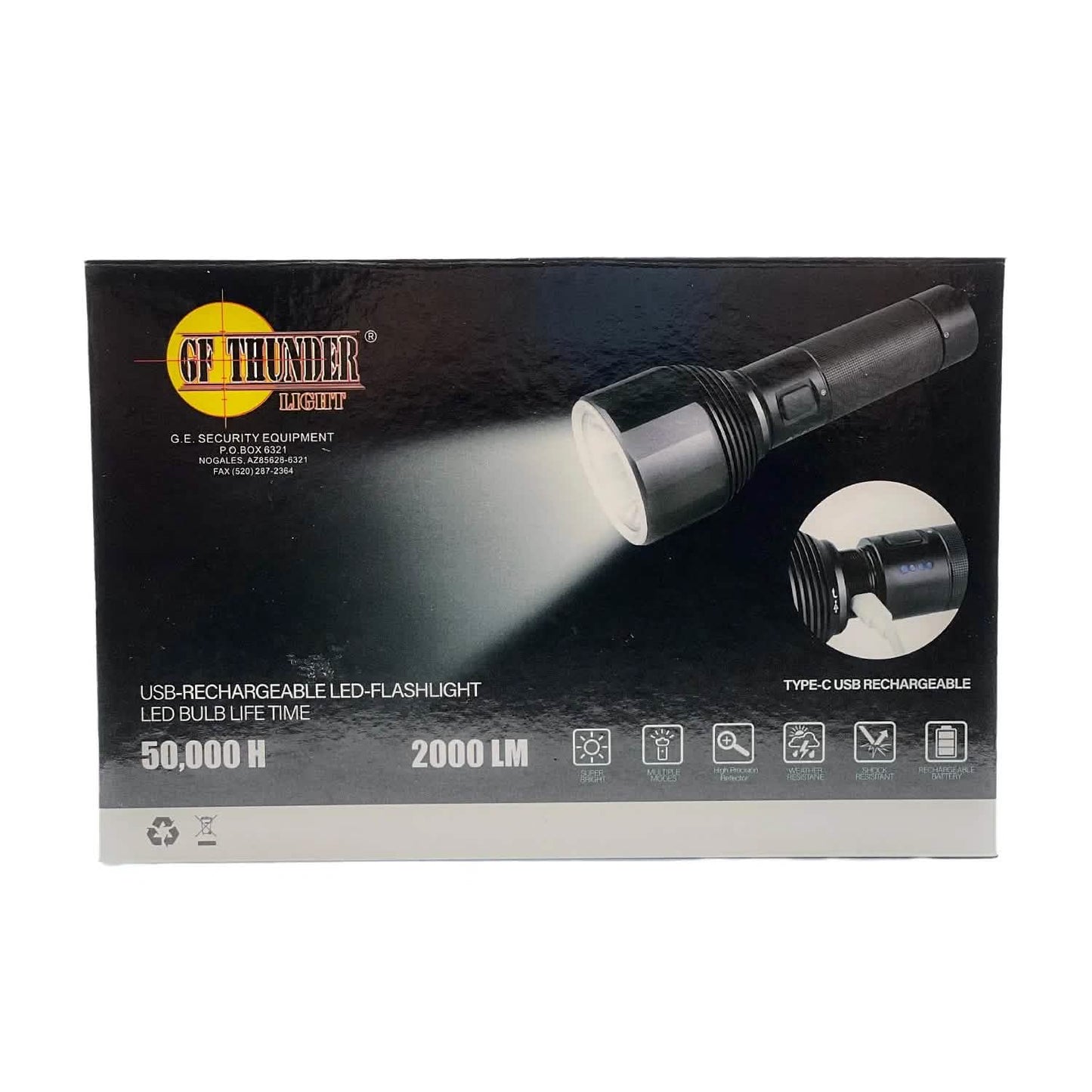 Tactical 2000 Lumens LED Flashlight DailySale