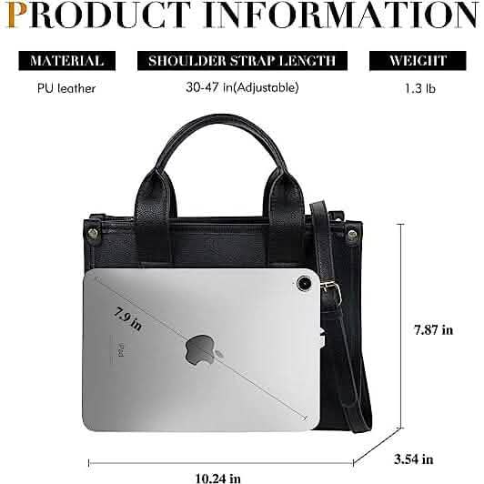Trendy Leather Tote Bag Small Personalized Top Handle Crossbody Handbags DailySale