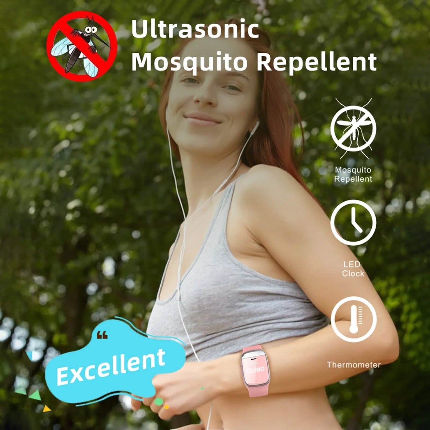 Ultrasonic Mosquito Repellent Watch DailySale
