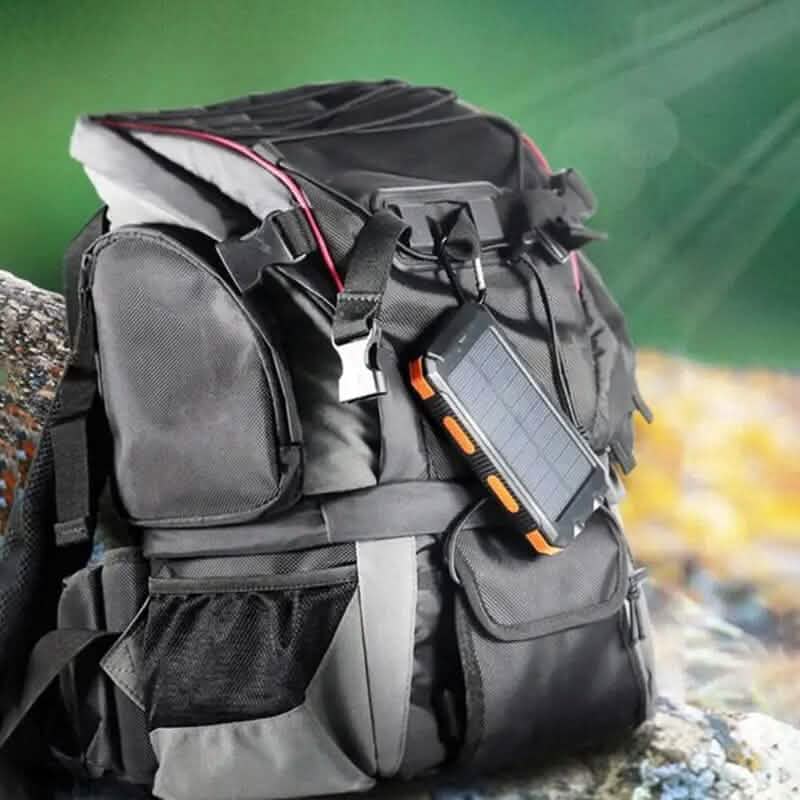 USB Portable Charger 10000mAh Solar Power Bank for Cell Phone and Laptops DailySale