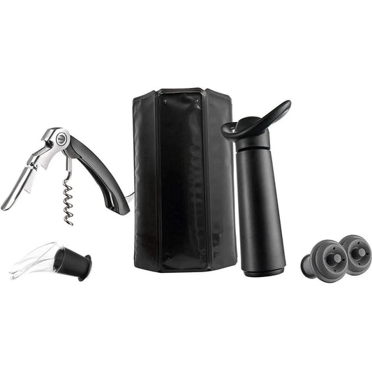 Vacu Vin Wine Saver Pump with 2 Vacuum Bottle Stoppers DailySale