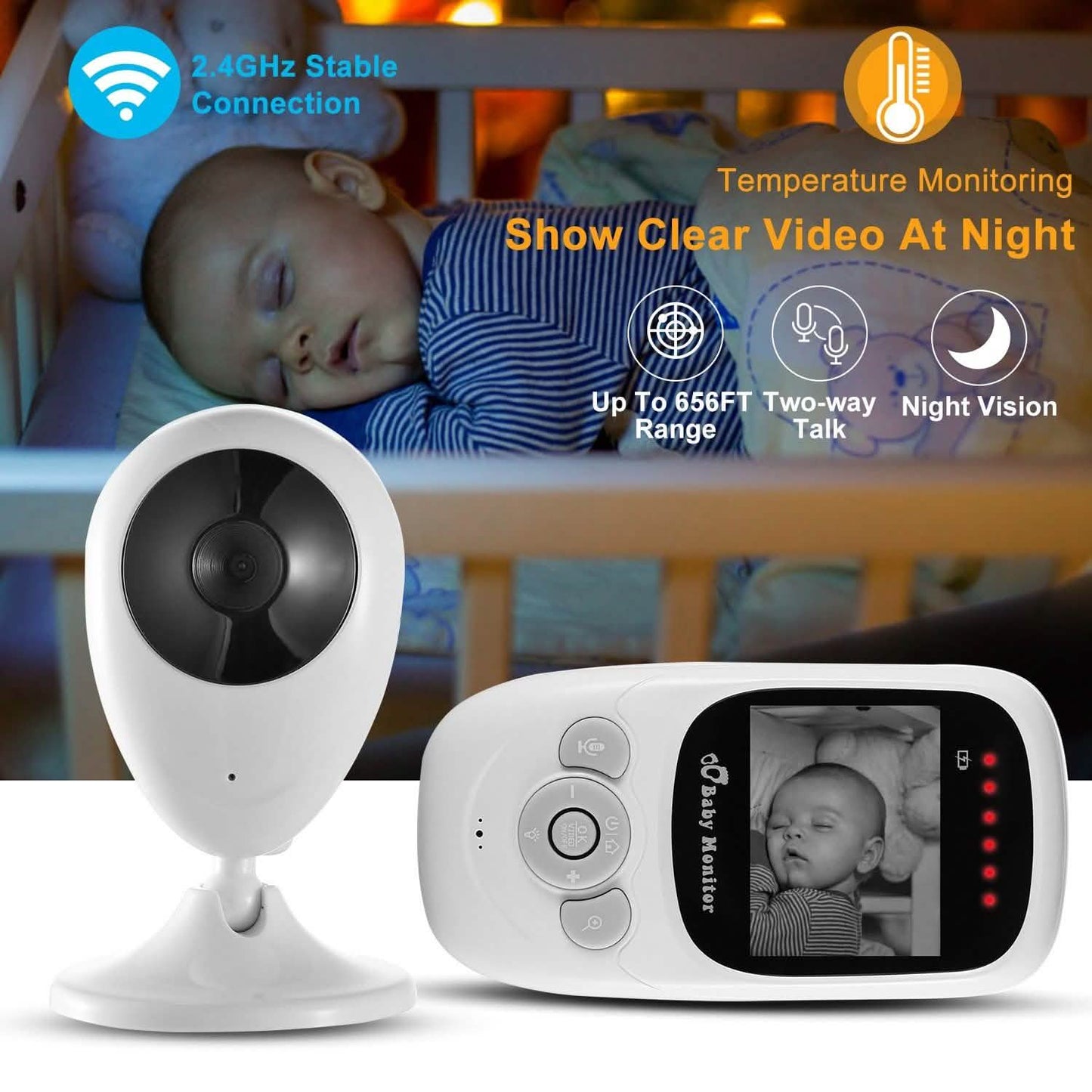 Video Baby with Digital Camera Infrared Night Viion DailySale