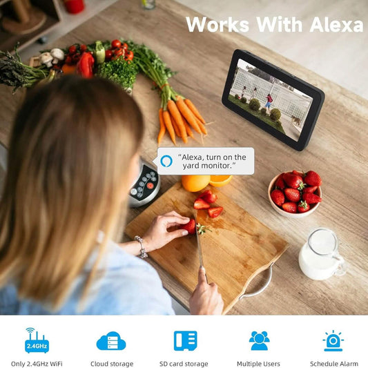 VIRTAVO Security Cameras Wireless (Refurbished) DailySale