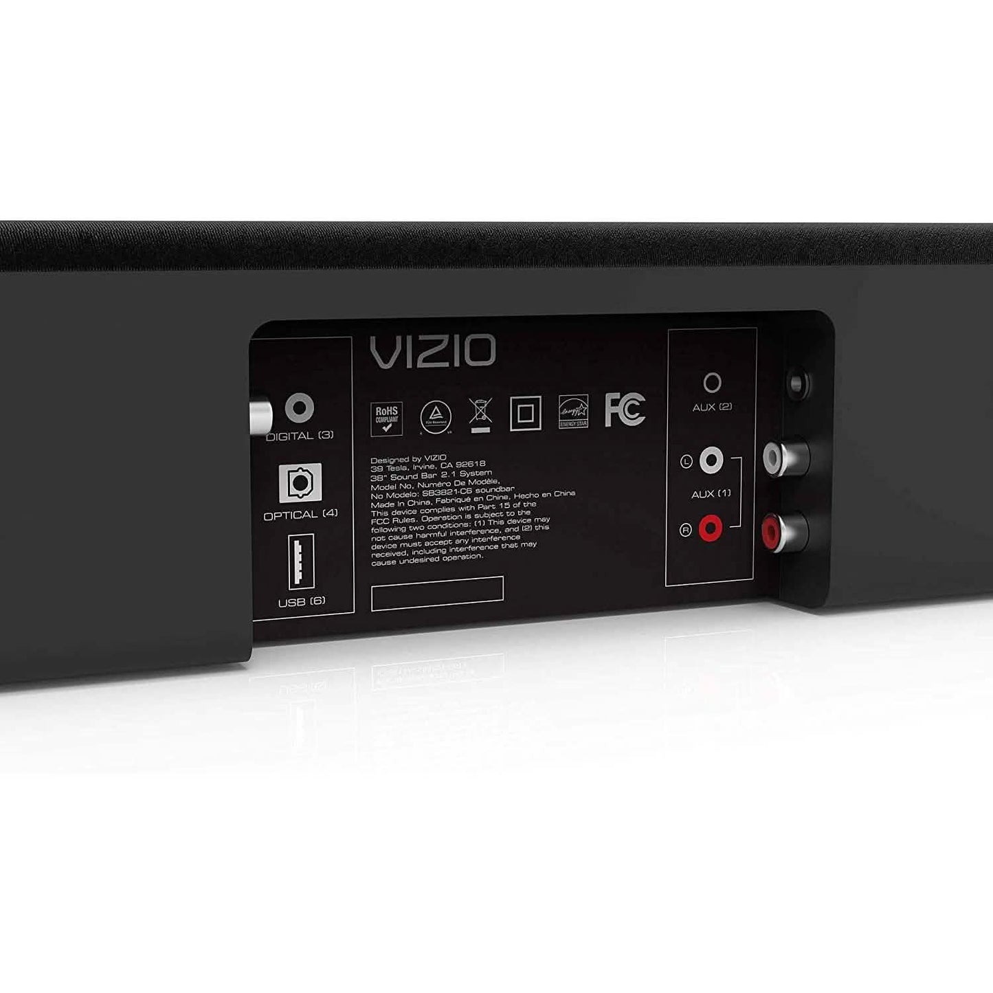 Vizio SB3821-C6C 38 Inch 2.1 Sound Bar System (Refurbished) DailySale