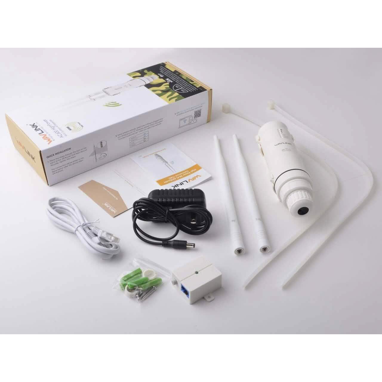 WAVLINK Outdoor WiFi Range Extender AC600 High Power Weatherproof Outdoor WiFi Extender (Refurbished) DailySale
