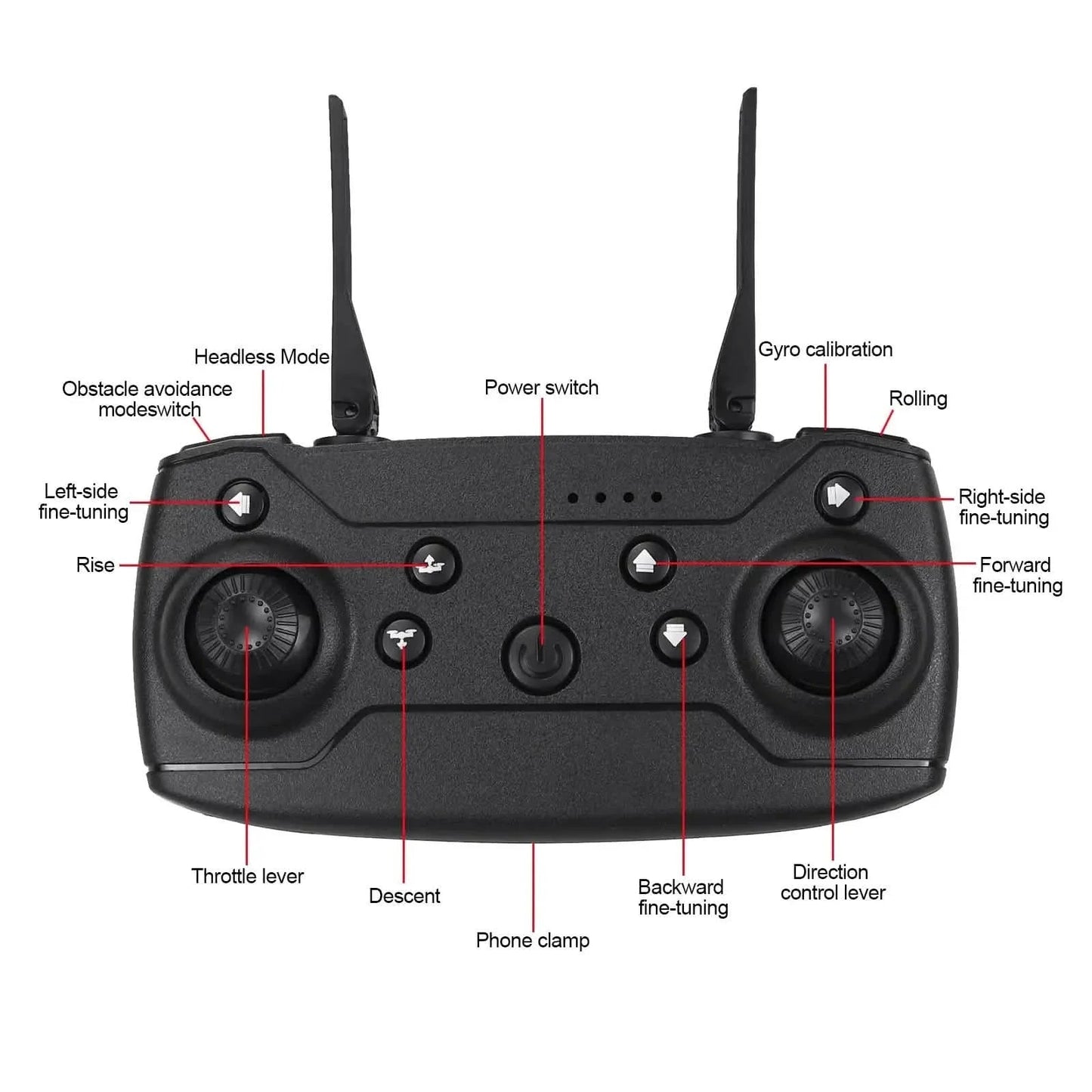 WiFi FPV RC Drone with 4K HD Camera 40Mins Flight Time Obstacle Avoidance Drone DailySale