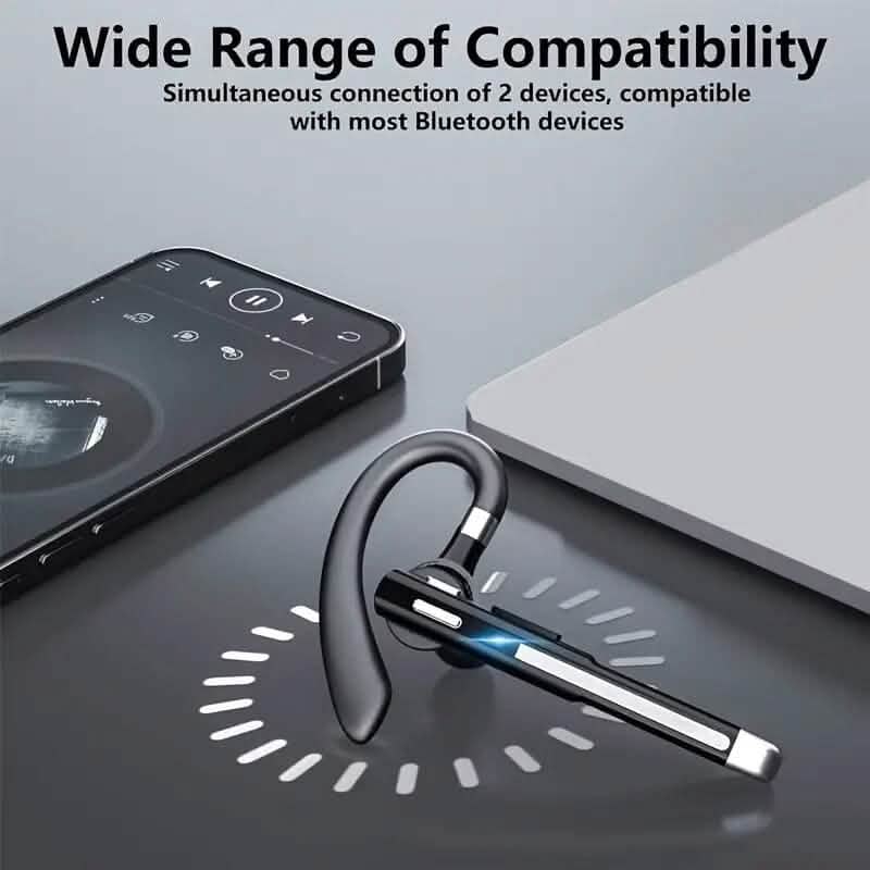 Wireless 5.3 Single-Ear Business Headset with Mic DailySale