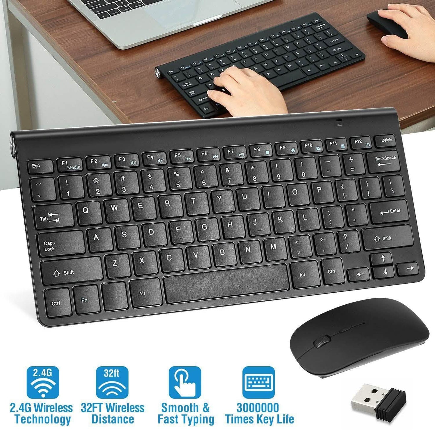 Wireless Keyboard and Mouse Combo DailySale