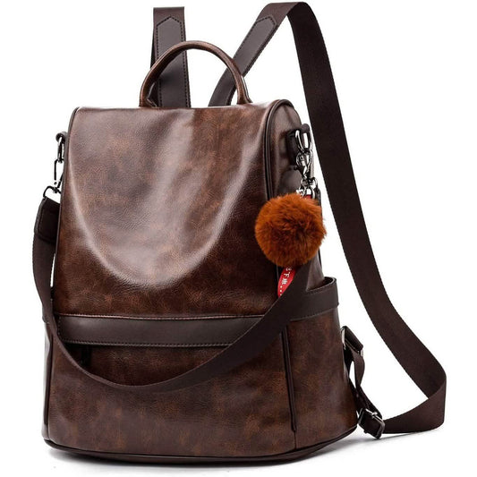 Women Backpack Purse PU Leather Anti-theft Casual Shoulder Bag DailySale