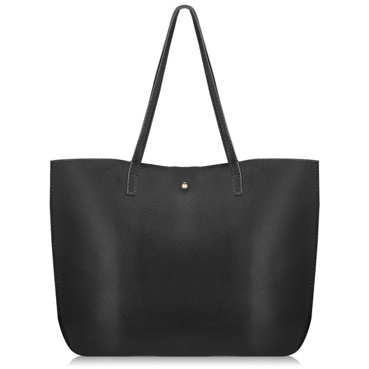 Women PU Leather Tote Bag DailySale
