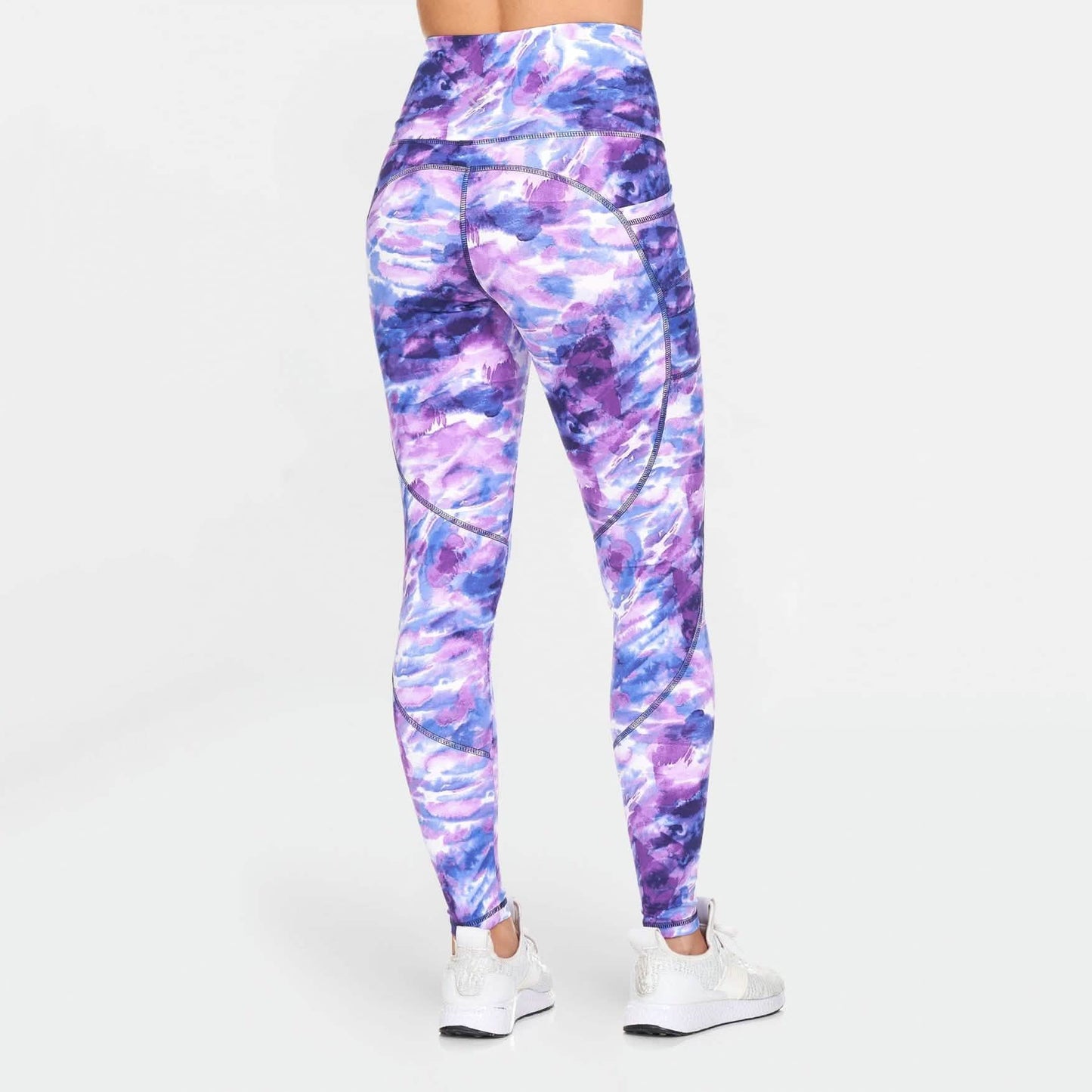 Women's Active High Rise Printed Leggings with Pockets DailySale
