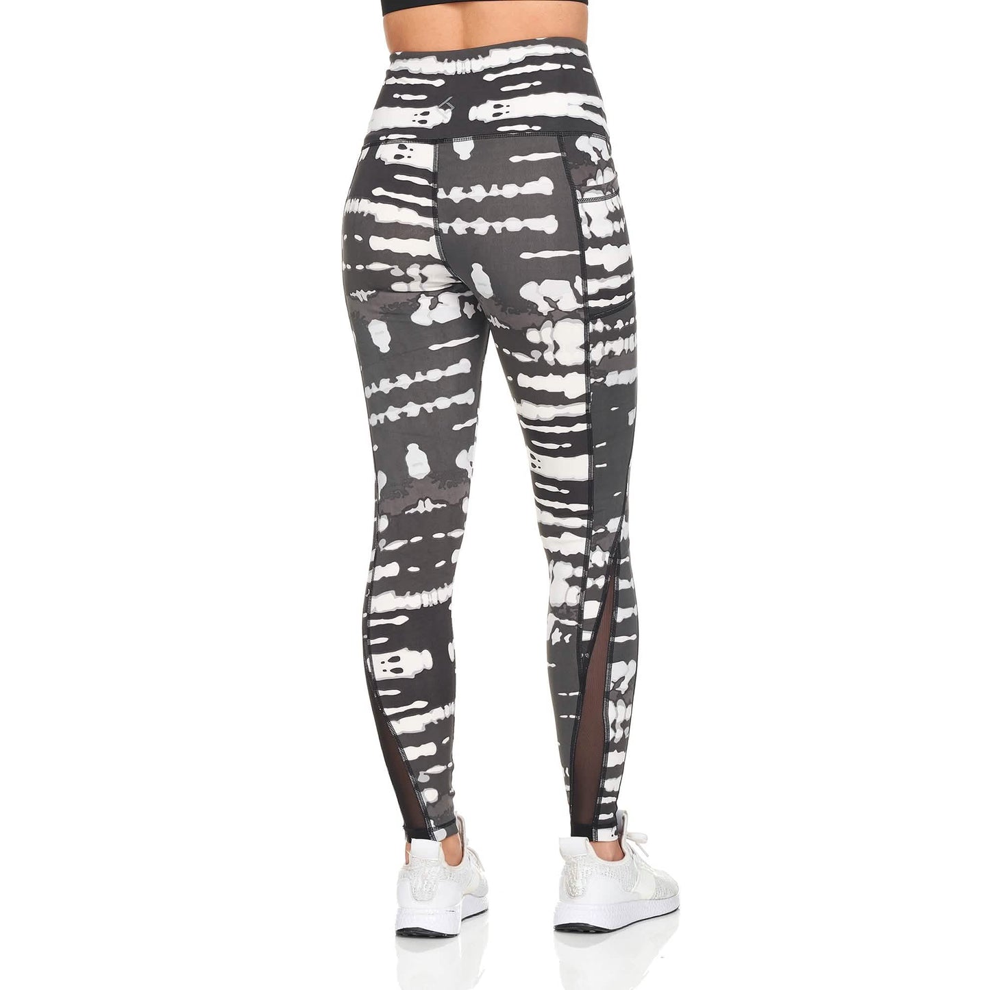 Women's Active High Rise Printed Leggings With Pockets DailySale