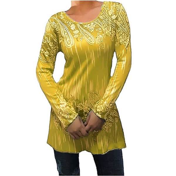 Womens Autumn Round Neck Long Sleeves DailySale