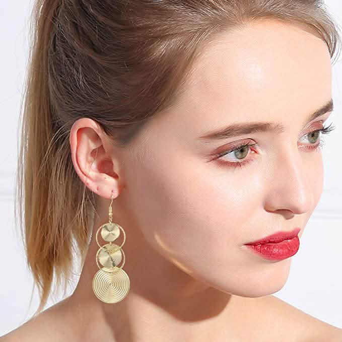 Women's Boho Vintage Round Earrings DailySale