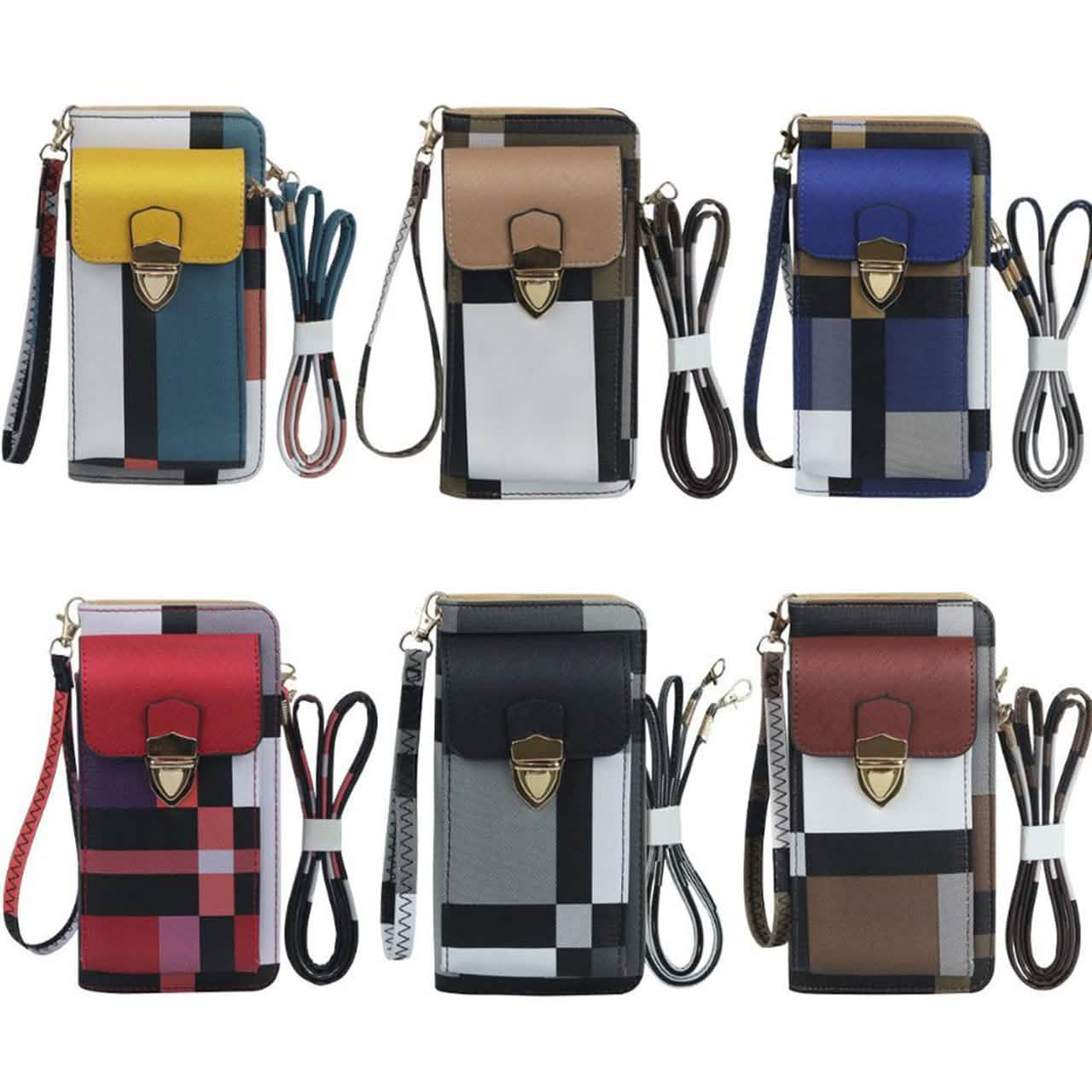 Women's Cell Phone Cross-Body Wallet Pouch DailySale