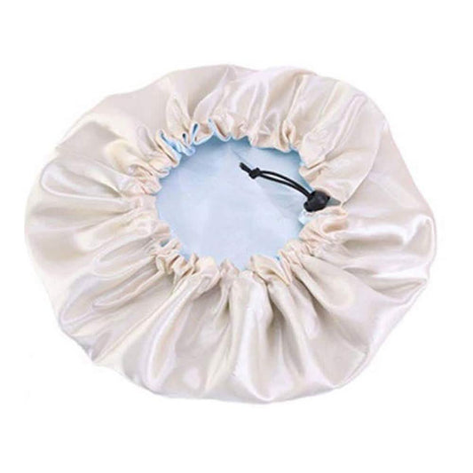 Women's Double Layer Reversible Silky Satin Headscarf Sleeping Bonnet Hat Headband DailySale
