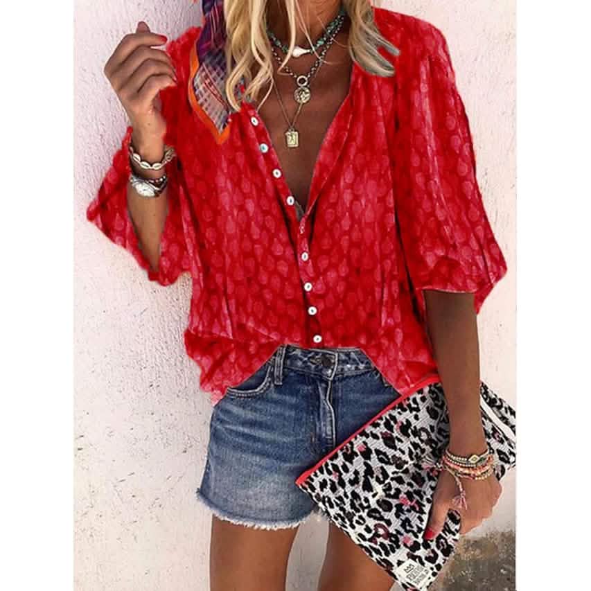 Women's Elegant Vintage Shirt Top DailySale