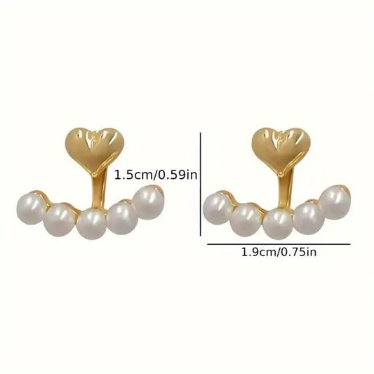 Women's Fashion Earrings Bohemian Style Imitation Pearl Inlay DailySale