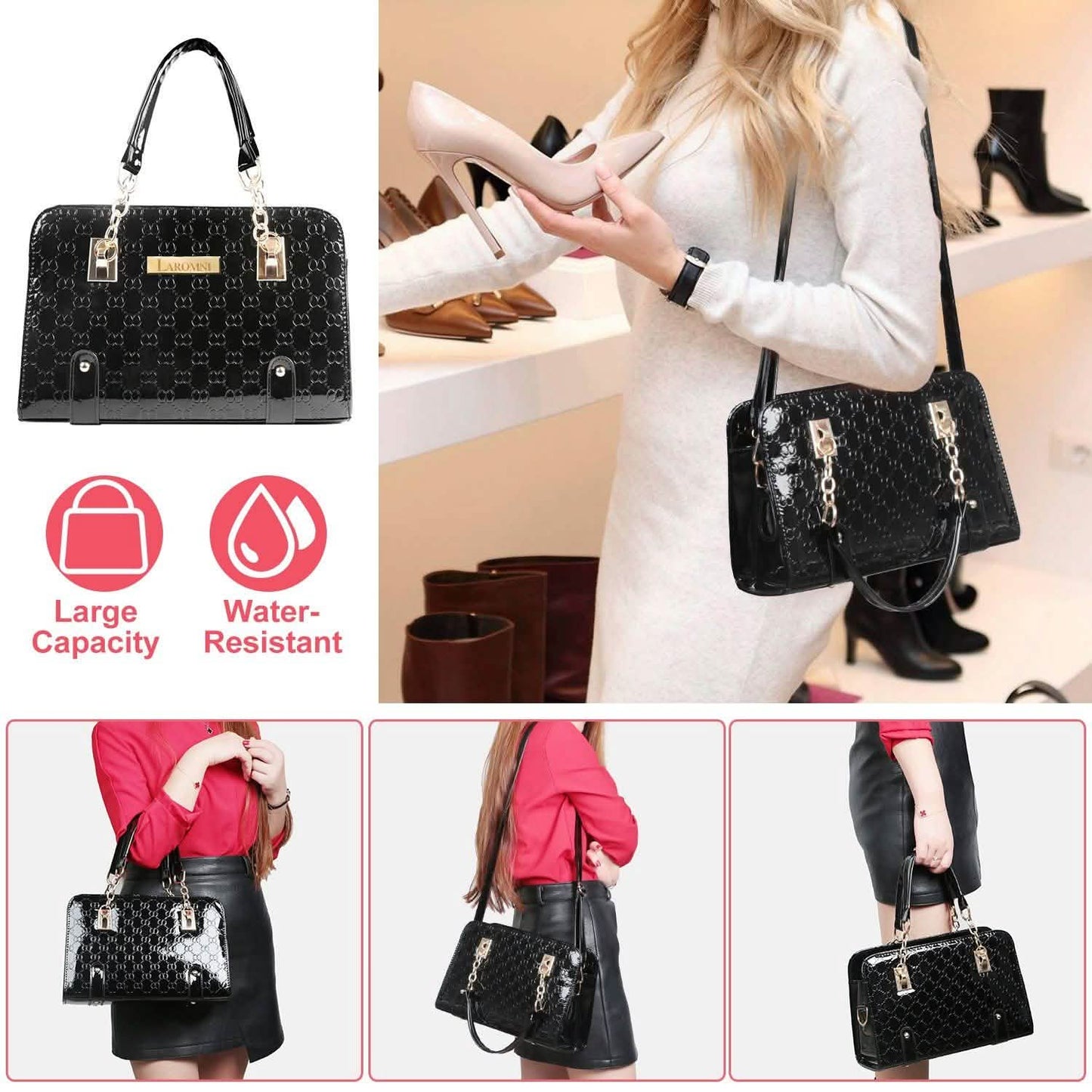 Women's Fashion Leather Handbag DailySale