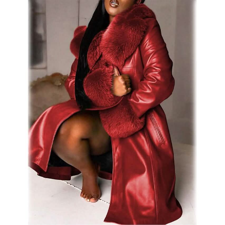 Women's Faux Leather Jacket DailySale