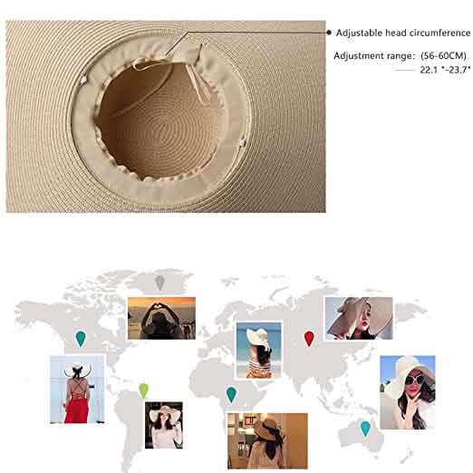 Women's Floppy Wide Brim Beach Hat DailySale