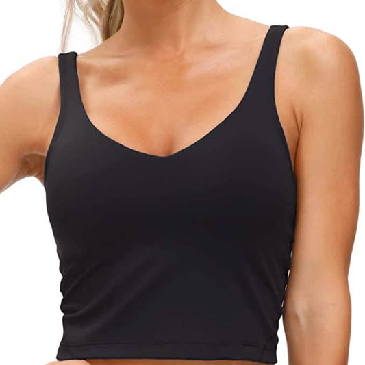 Women’s Longline Wirefree Padded Sports Bra DailySale