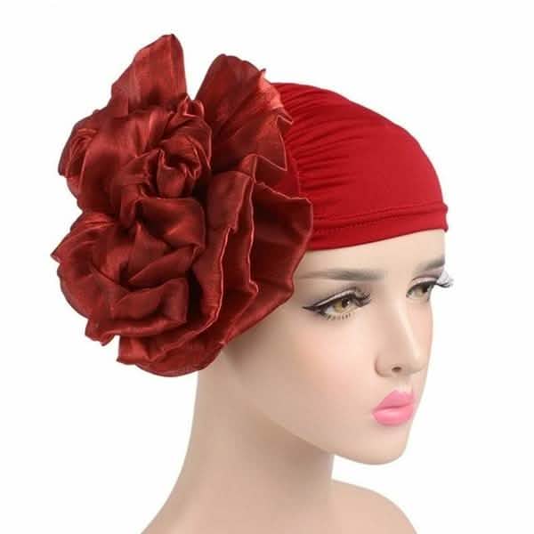 Women's Milk Silk Flower Turban DailySale