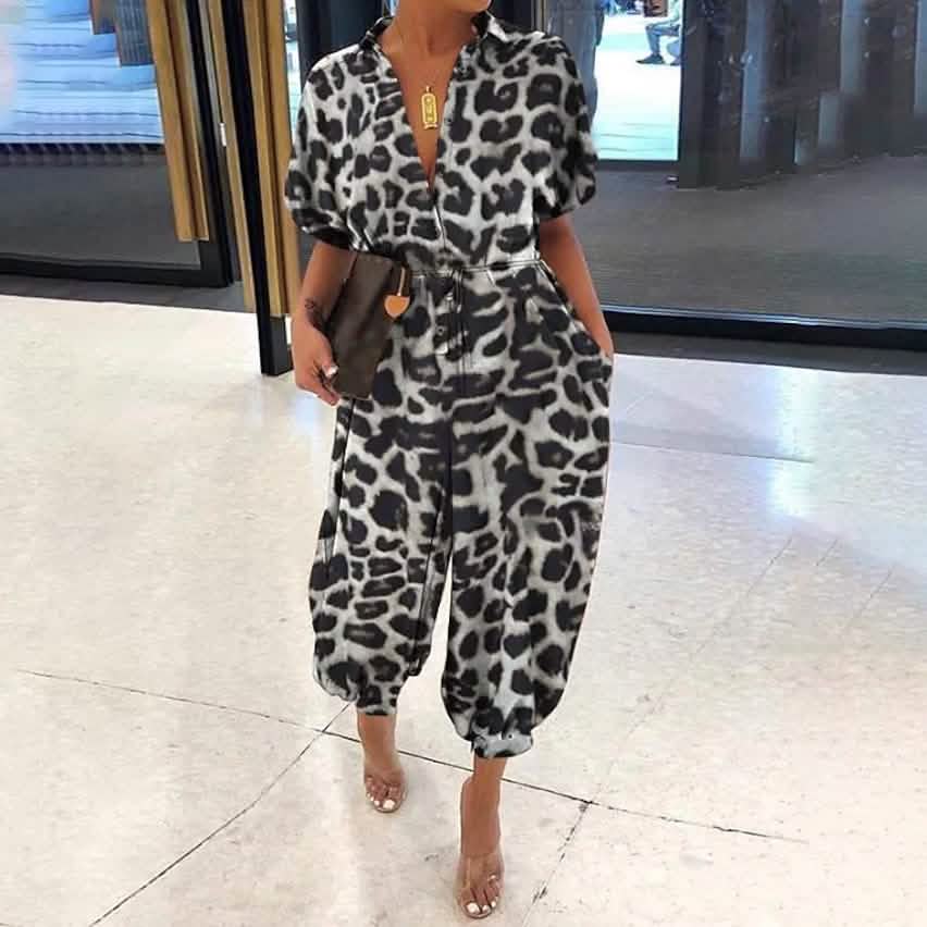 Women's Ordinary Deep V Jumpsuit DailySale