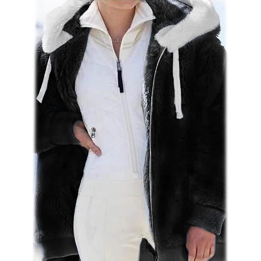 Women's Plus Size Hoodie Coat Long Sleeve DailySale