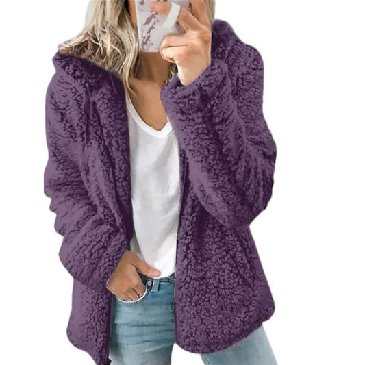 Women's Plus Size Hoodie Coat Long Sleeve DailySale