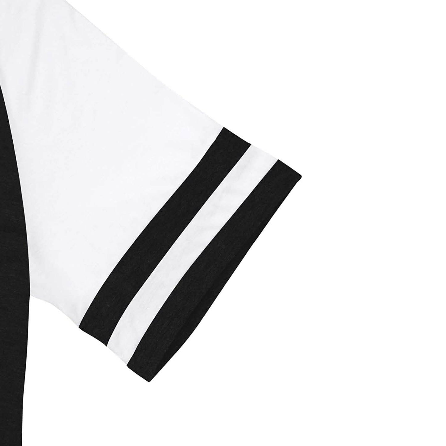Womens Short Sleeve Shirts Crew Neck Color Block DailySale