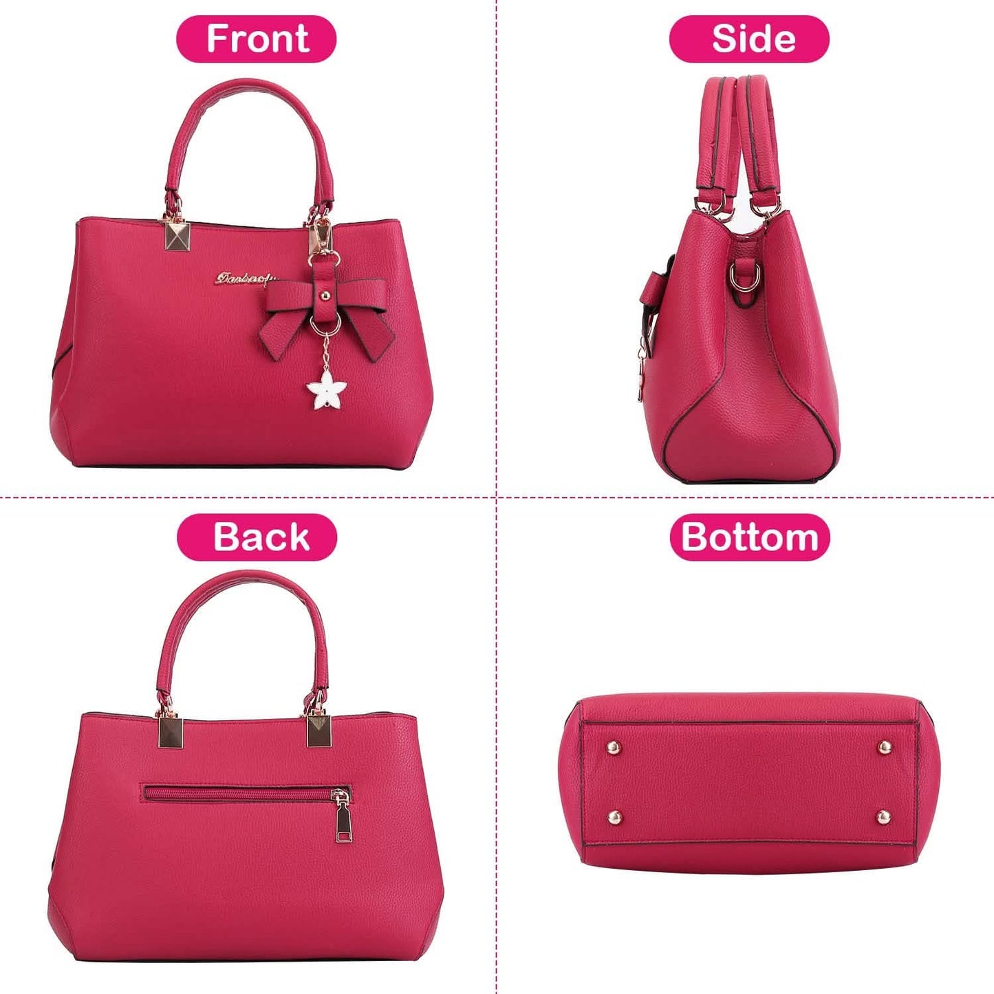 Women's Soft Leather Handbag Tote Shoulder Crossbody Bag DailySale