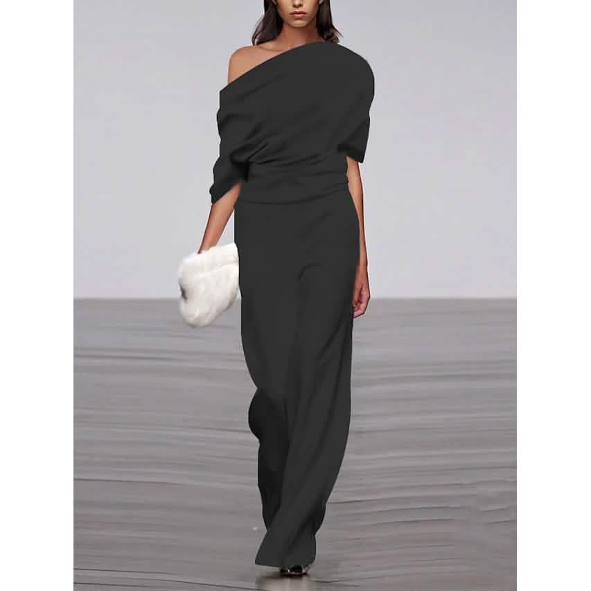 Women's Solid Color Casual Jumpsuit DailySale