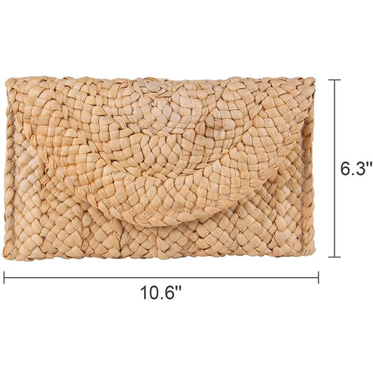Women's Straw Clutch Purse DailySale