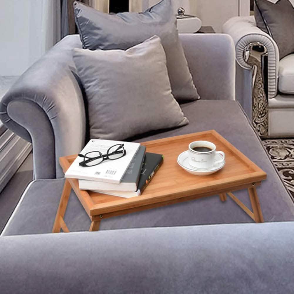 Wooden Bed Tray with Folding Legs DailySale