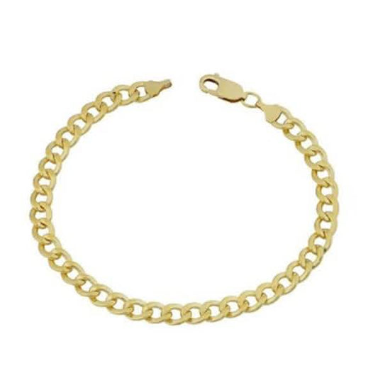 Yellow Gold Cuban, Mariner, Figaro, or Rope Bracelet Gold Filled High Polish Finish DailySale