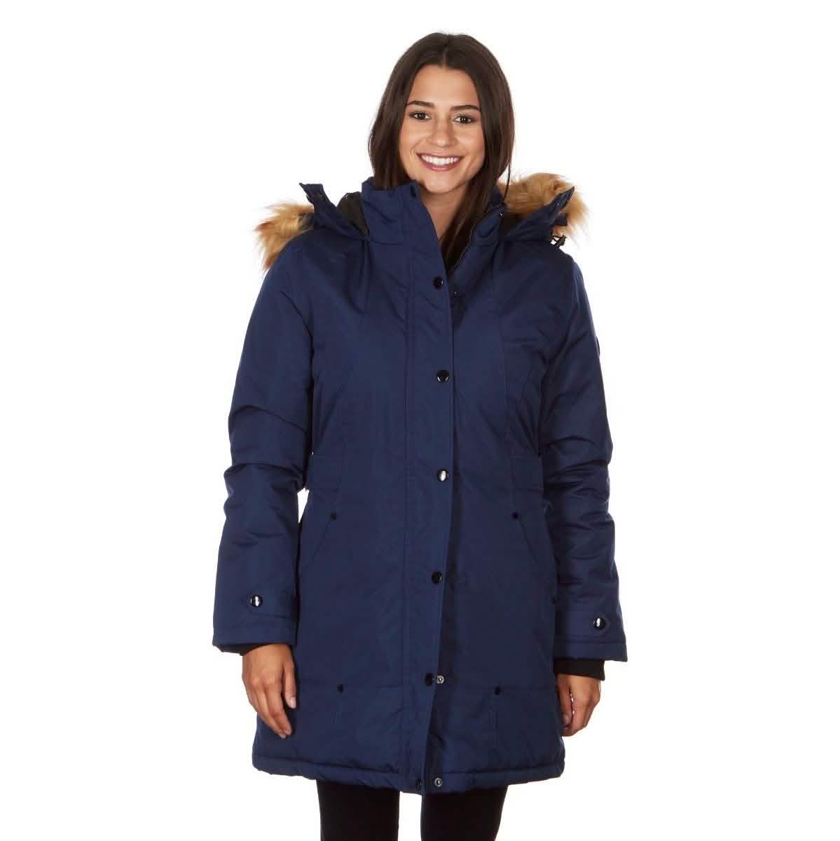 Yoki Women's Mid Length Hooded Puffy Coat DailySale